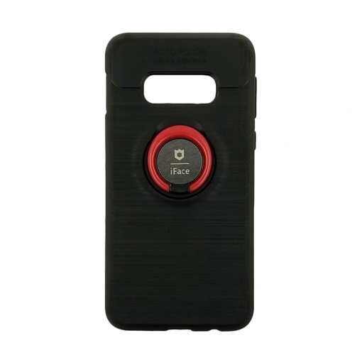 Θήκη Πλάτης iFace Με Βάση Στήριξης για Samsung G970F Galaxy S10e - Χρώμα: Μαύρο - Κόκκινο