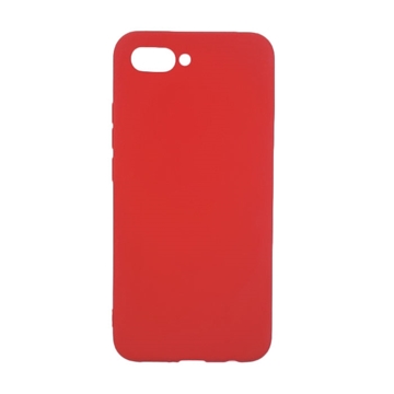 Θήκη Πλάτης Σιλικόνης για Huawei Honor 10 - Χρώμα: Κόκκινο