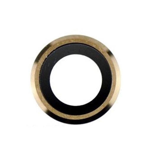 Τζαμάκι κάμερας (camera lens) με Πλαίσιο για Apple iPhone 6 Plus/6S Plus - Χρώμα: Χρυσό