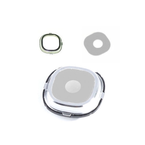 Picture of Camera Lens with Frame for Samsung Galaxy S4 i9505 - Color: White