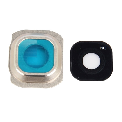 Picture of Camera Lens with Frame for Samsung Galaxy S6 G920F / S6 Edge G925F - Color: Gold