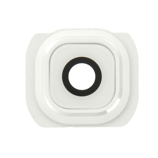Τζαμάκι κάμερας (Camera Lens) με Πλαίσιο για Samsung Galaxy S6 Edge Plus G928F - Χρώμα: Λευκό