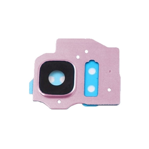 Τζαμάκι κάμερας (Camera Lens) με Πλαίσιο για Samsung Galaxy S8 Plus G955F - Χρώμα: Ροζ