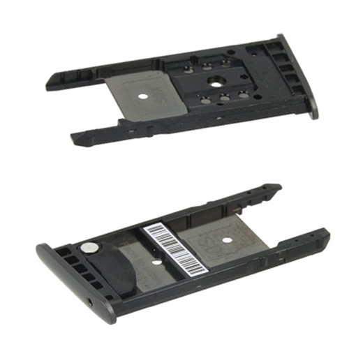 Υποδοχή Κάρτας Single SIM και SD Tray για Motorola Moto G5 / G5 Plus - Χρώμα: Μαύρο