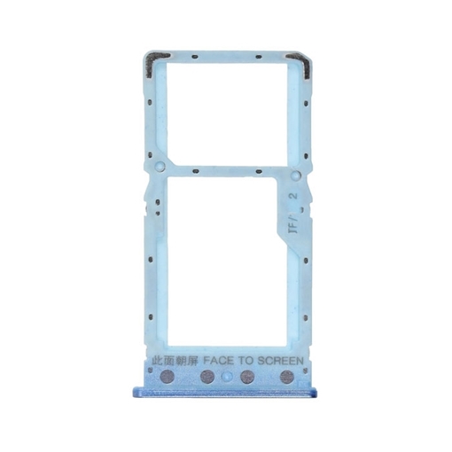Υποδοχή κάρτας Sinlge SIM και SD Tray για Xiaomi Redmi 6/6A - Χρώμα: Μπλε
