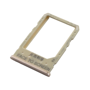 Εικόνα της Υποδοχή κάρτας Single SIM Tray για Xiaomi Redmi 6/6A - Χρώμα: Χρυσό