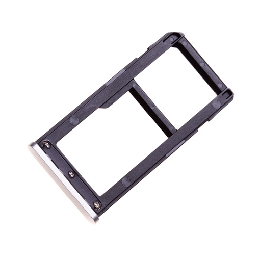 Picture of Sim Tray Dual Sim and SD for Nokia 6 - Color: Silver