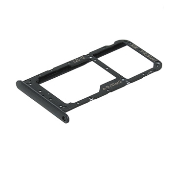 Εικόνα της Υποδοχή Κάρτας Dual SIM και SD (SIM Tray) για Huawei Honor 9 Lite - Χρώμα: Μαύρο