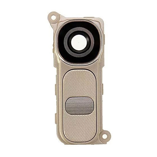 Τζαμάκι κάμερας (camera lens) με Πλαίσιο για LG G4 - Χρώμα: Χρυσό