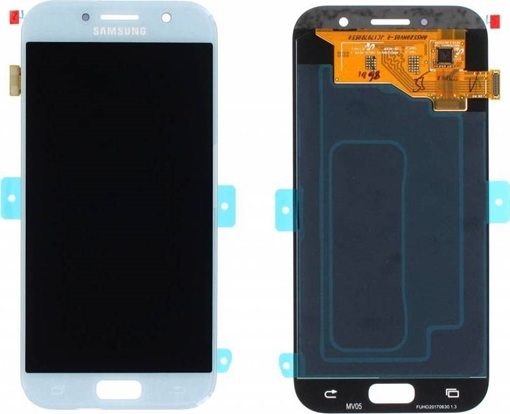 Γνήσια Οθόνη LCD με Μηχανισμό Αφής για Samsung Galaxy A5 2017 A520F GH97-19733C - Χρώμα: Ασημί