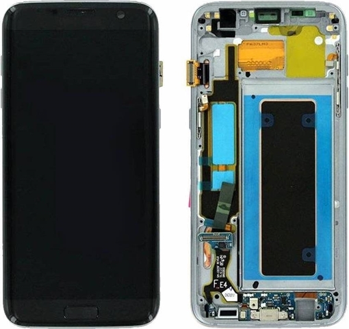 Picture of Original LCD Complete with Frame for Samsung Galaxy S7 Edge G935F GH97-18533A - Color: Black