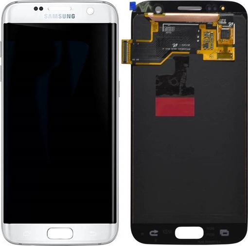 Γνήσια Οθόνη LCD με Μηχανισμό Αφής για Samsung G930F Galaxy S7 - Χρώμα: Λευκό