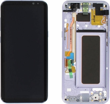  Γνήσια Οθόνη LCD με Μηχανισμό Αφής για Samsung G955F Galaxy S8 Plus Χρώμα: Βιολετί