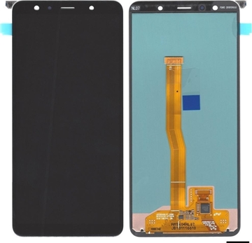  Γνήσια Οθόνη LCD με Μηχανισμό Αφής για Samsung A750F Galaxy A7 2018 - Χρώμα: Μαύρο