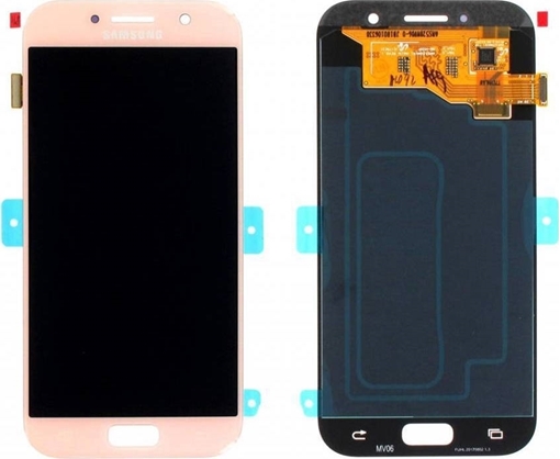 Γνήσια Οθόνη LCD με Μηχανισμό Αφής για Samsung Galaxy A5 2017 A520F GH97-19733D/GH97-20135D - Χρώμα: Ροζ