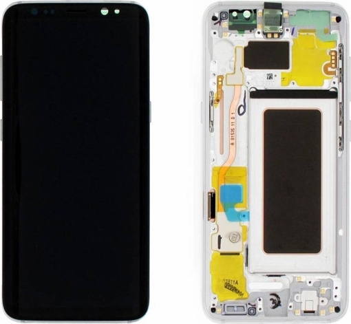 Γνήσια Οθόνη LCD με Μηχανισμό Αφής για Samsung G950F Galaxy S8 - Χρώμα: Ασημί