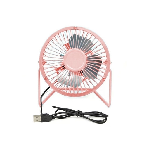 Ανεμιστήρας USB Mini Fan YR-F002 Mute Motor DC5V 2.5W - Χρώμα: Ροζ