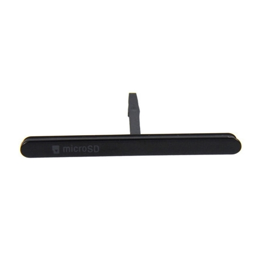 Κάλυμμα Θύρας Υποδοχής Κάρτας Μνήμης / SD Port Cover για Sony Xperia M5 - Χρώμα: Μαύρο