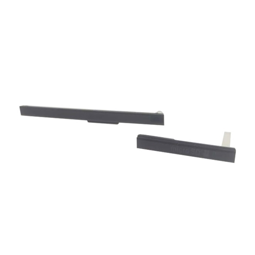 Κάλυμα Θύρας Σετ 2Σε1 / Plastic Flap Covers 2In1  για Sony Xperia T2 - Χρώμα: Μαύρο