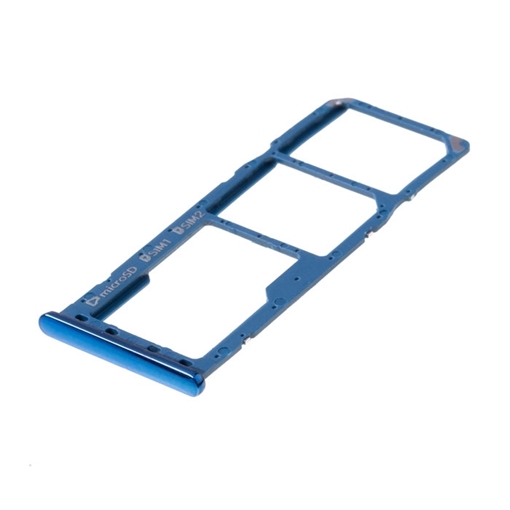 Picture of Dual SIM and SD Tray for Samsung Galaxy A7 2018 A750F - Color: Blue