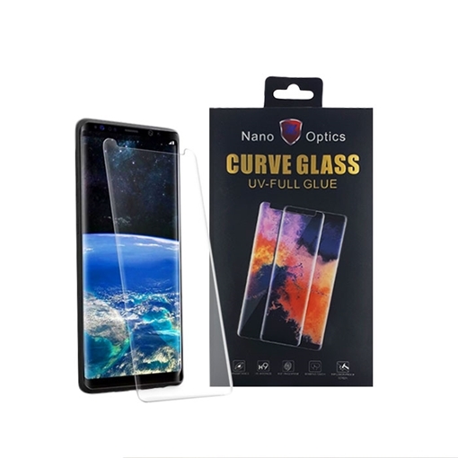 Προστασία Οθόνης Curved Tempered Glass Full Cover UV Liquid Glue για Huawei P20 Lite