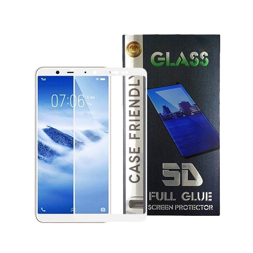 Προστασία Οθόνης Tempered Glass 5D Full Cover Full Glue 0.3mm για Samsung J730F Galaxy J7 2017 - Χρώμα: Λευκό