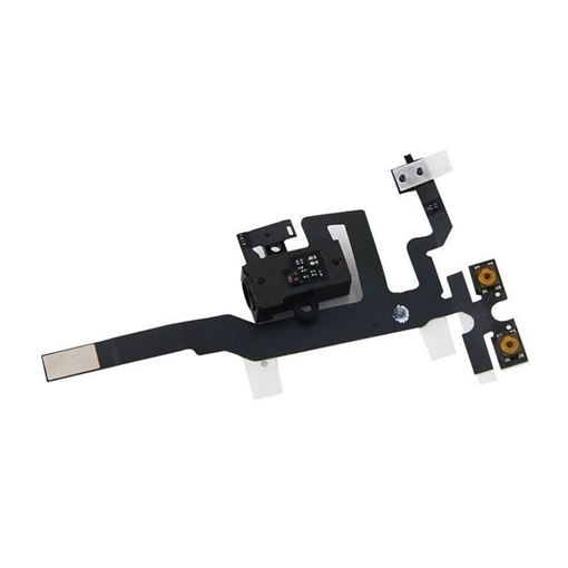 Picture of Volume and Audio Jack Flex for iPhone 4S - Color: Black