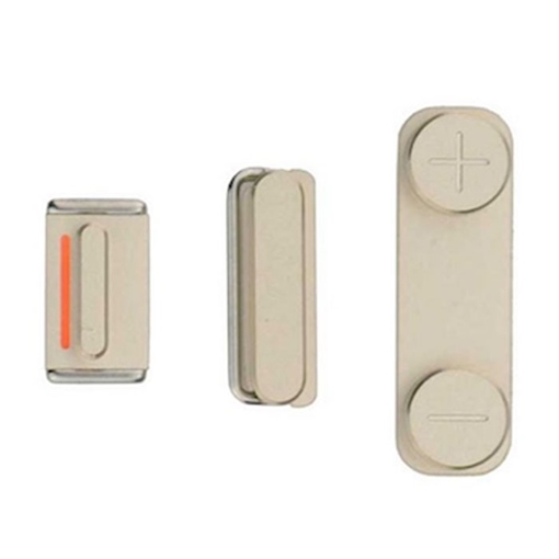 Picture of Buttons Set 3In1 for iPhone 5S - Color: Gold