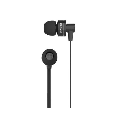 Awei ES-690M Wired Earphones Stereo Headset Ενσύρματα Ακουστικά - Χρώμα: Μαύρο