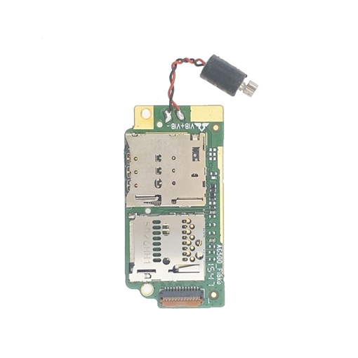 Πλακέτα Υποδοχής Κάρτας Sim και SD Μονόκαρτο και Μηχανισμός Δόνσης / Single Sim and SD Card Tray Holder and Vibrating motor Board για Lenovo Tab 2 A10-30