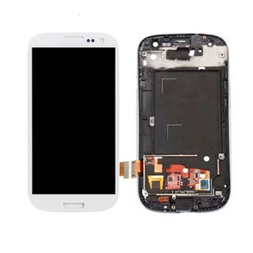 Εικόνα της Οθόνη LCD με Μηχανισμό Αφής Assembly Με Πλαίσιο για Samsung Galaxy S3 i9300 / Galaxy S3 Neo i9301 (OEM) - Χρώμα: Λευκό