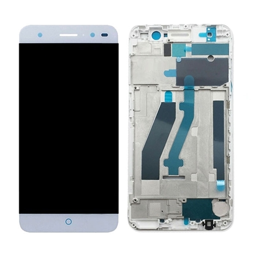 Οθόνη LCD με Μηχανισμό Αφής και Πλαίσιο για ZTE Blade V7 Lite - Χρώμα: Λευκό