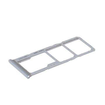 Picture of SIM Tray Dual SIM and SD for Samsung Galaxy A70 A705F - Color: Silver
