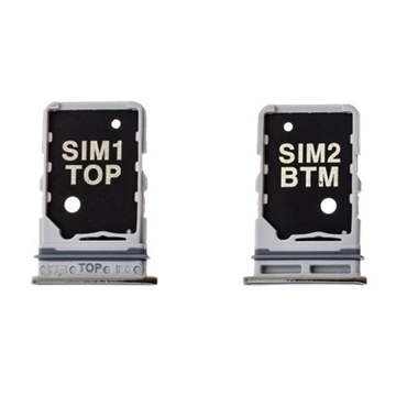 Εικόνα της Υποδοχή Κάρτας Dual SIM (SIM Tray) για Samsung Galaxy A80 - Χρώμα: Λευκό