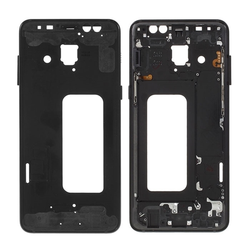 Picture of Middle Frame for Samsung Galaxy A8 2018 A530F - Color: Black