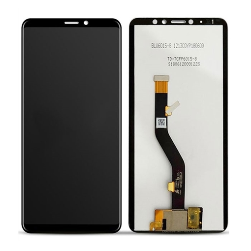 OEM Οθόνη LCD με Μηχανισμό Αφής για Meizu Note 8 - Χρώμα: Μαύρο