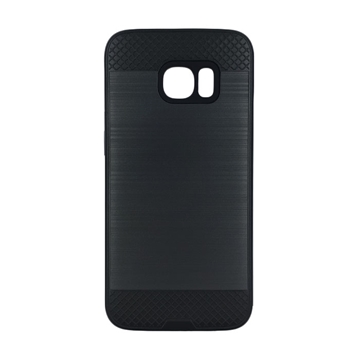 Θήκη Πλάτης Tough Brushed Cover για Samsung G935F Galaxy S7 Edge - Χρώμα: Μαύρο