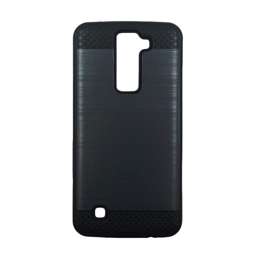 Θήκη Πλάτης Tough Brushed Cover για LG K8 - Χρώμα: Μαύρο