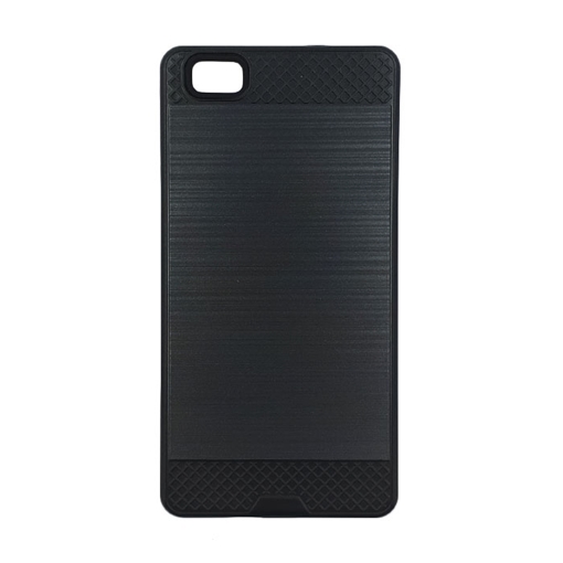 Θήκη Πλάτης Tough Brushed Cover για Huawei P8 Lite - Χρώμα: Μαύρο