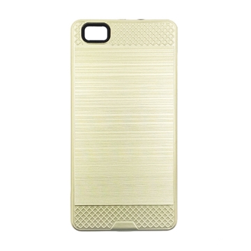 Θήκη Πλάτης Tough Brushed Cover για Huawei P8 Lite - Χρώμα: Χρυσό