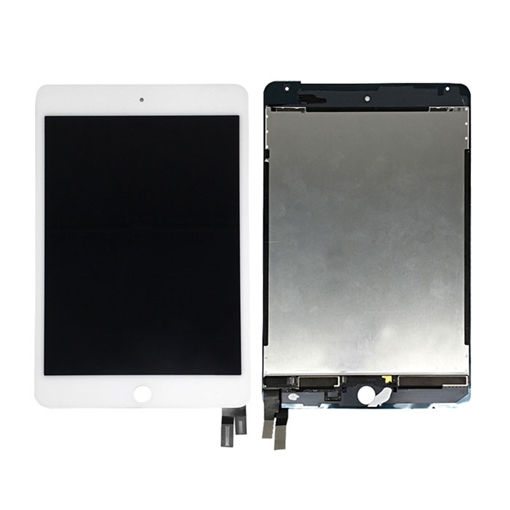 OEM Οθόνη LCD με Μηχανισμό Αφής για Apple iPad Mini 4 A1538/A1550 - Χρώμα: Λευκό