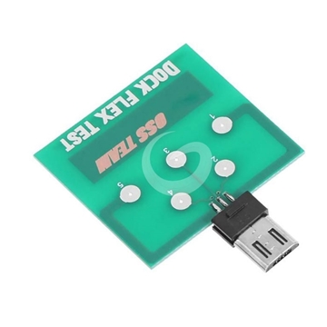 Εικόνα της OSS TEAM Πλακετάκι Micro USB για έλεγχο τροφοδοσίας / Dock Flex Test