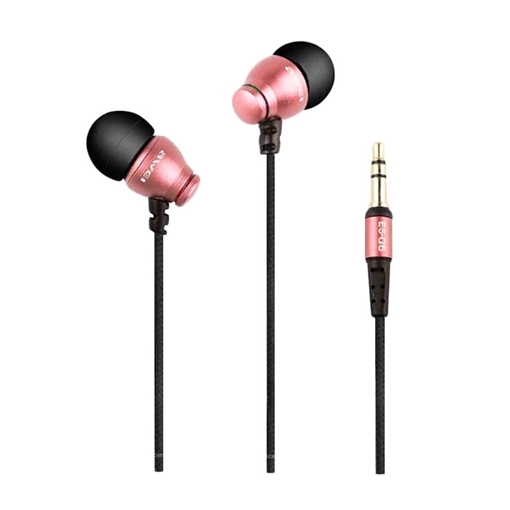 Wired Earphones Awei ES-Q6 Stereo Headset Ενσύρματα Ακουστικά - Χρώμα: Χρυσό Ροζ