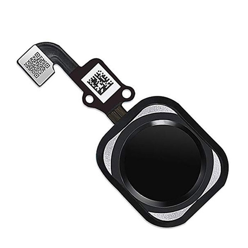 Κεντρικό Κουμπί / Home Flex για iPhone 6S / 6S Plus - Χρώμα: Μαύρο