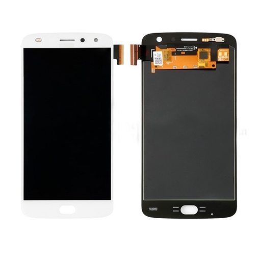 Οθόνη LCD με Μηχανισμό Αφής για Motorola Moto Z2 Play XT1710 - Χρώμα: Λευκό