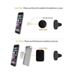 Βάση Κινητού QY Magnetc Air Vent Phone Mount - Χρώμα: Μαύρο