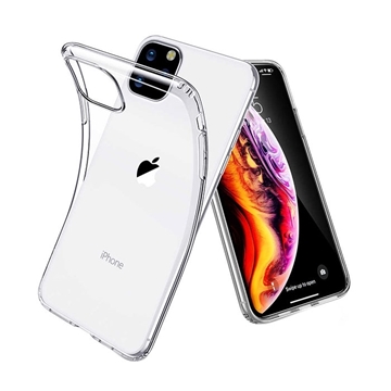 Θήκη Πλάτης Σιλικόνης για Apple iPhone 11 Pro - Χρώμα: Διάφανο