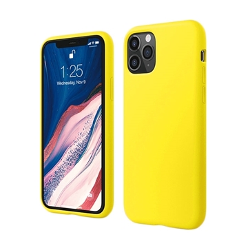 Θήκη Πλάτης Σιλικόνης για Apple iPhone 11 Pro - Χρώμα: Κίτρινο