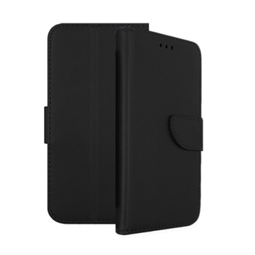Θήκη Βιβλίο Stand Leather Wallet για Huawei Y5 2017/Y5 III/Y5 3/Y6 2017 - Χρώμα: Μαύρο