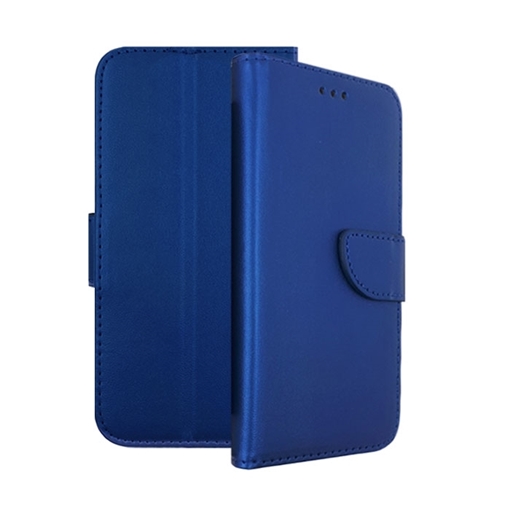 Θήκη Βιβλίο Stand Leather Wallet για Huawei Y5 2017/Y5 III/Y5 3/Y6 2017 - Χρώμα: Σκούρο Μπλε